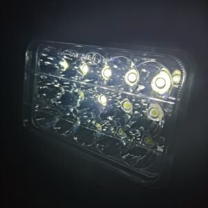 UNIDAD CUADRADA 5in CON 15 HIPER-LEDS DE 3W C/U PAR