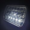 UNIDAD CUADRADA 7in CON 15 HIPER-LEDS DE 3W C/U PAR