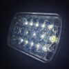 UNIDAD CUADRADA 7in CON 15 HIPER-LEDS DE 3W C/U PAR