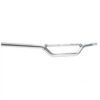 MANUBRIO DE ALUMINIO CON BARRA ESTABILIZADORA DE 71X18 PLATA