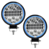 FARO REDONDO 34 HIPER LEDS CON FUNCION DE ESTROBO Y OJO DE ANGEL AZUL