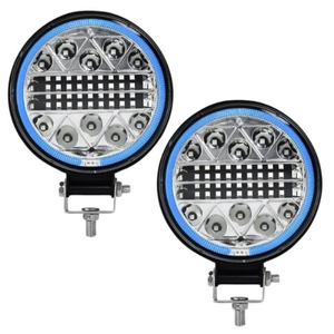 FARO REDONDO 34 HIPER LEDS CON FUNCION DE ESTROBO Y OJO DE ANGEL AZUL
