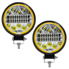 FARO REDONDO 34 HIPER LEDS CON FUNCION DE ESTROBO Y OJO DE ANGEL AMARILLO