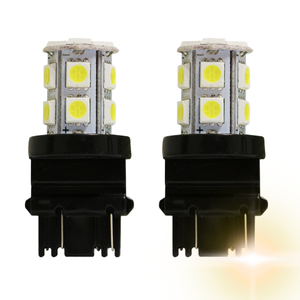 FOCO 3157 DE 13 LEDS AMARILLO CON FLASH