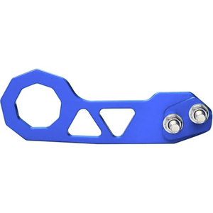 GANCHO DE ARRASTRE DE ALUMINIO UNIVERSAL CURVO AZUL