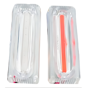 ESTROBO DE  LEDS DOBLE CON PROBADOR ROJO, FUNCIÓN FIJA Y ESTROBO COB"