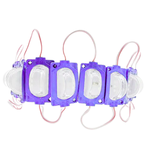 TIRA TIPO CHIP CON LUPA CON 3 LED MORADO