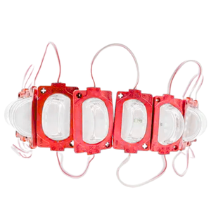 TIRA TIPO CHIP CON LUPA CON 3 LED ROJO