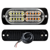 ESTROBO CON 20 LEDS Y 16 FUNCIONES BLANCO / AMBAR