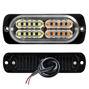 ESTROBO CON 20 LEDS Y 16 FUNCIONES BLANCO / AMBAR