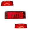 PLAFON RECTANGULAR CON 16 LEDS ROJO