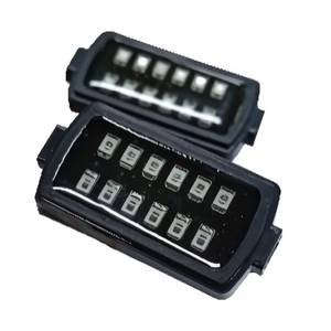 PLAFON CUADRADO CON 12 LEDS, CON MULTIFUNCIONES, RGB