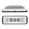 PLAFON RECTÁNGULAR   3 LEDS 12/24 C/ FIJO ROJO 10.3*3.4cm*2.8 cm FUNCIÓN FIJA