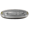 PLAFON OVALADO REDONDO 8 LEDS 12/24  BLANCO 11.2 x 4 cms