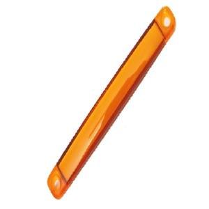 PLAFON OVALADO CON 9 LEDS TIPO GEL DE PLASTICO CON FUNCIONES DE LUZ FIJA AMARILLO  10 X 1.6 CM X 1.6 CM. 10 PIEZAS POR BOLSA.