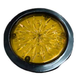 PLAFON REDONDO CON 12 LEDS, BISEL NEGRO CON FUNCIONES