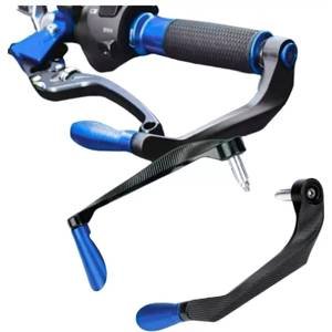 CUBRE PUÑO METAL PARA MOTO AZUL