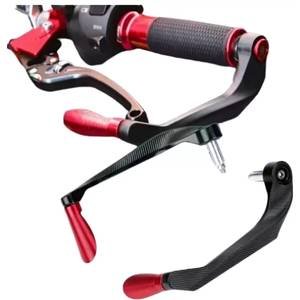 CUBRE PUÑO METAL PARA MOTO ROJO