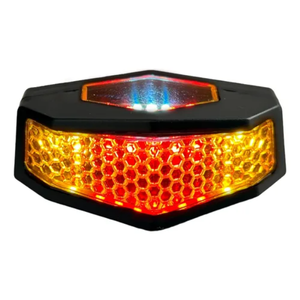 LAMPARA TRASERA PARA MOTO 10 LEDS BICOLOR