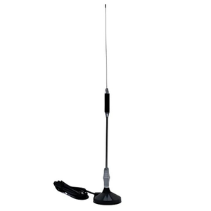 ANTENA DE ADORNO CON IMÁN TIPO C.B. MEDIANA CON AMPLIFICADOR