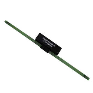 ANTENA PARA PARABRISAS CON LED BASE CUADRADA VERDE 34 CM