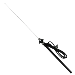 ANTENA UNIVERSAL OCULTA CROMADA LARGA DE 1 M CON LLAVE
