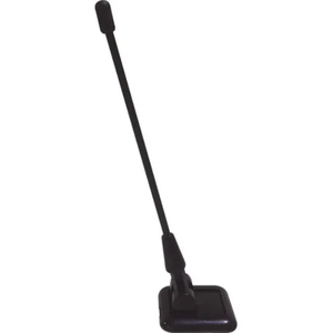 ANTENA DECORATIVA TIPO AGENTE, MEDIANA CON BASE CUADRADA METALICA 12 CM DE LARGO