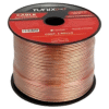 CABLE PARA AUDIO BICOLOR 100 M CALIBRE 18 TRANSPARENTE
