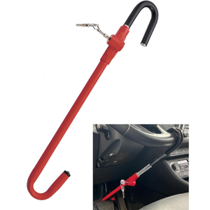 CANDADO PARA VOLANTE AL PEDAL CON LLAVE DE CRUZ