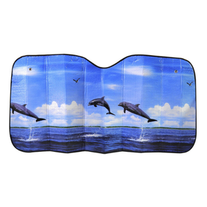 PARA SOL BURBUJA SENCILLA DE 130X60 CM DELFINES