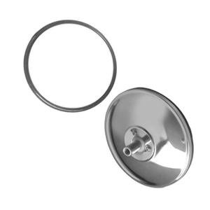 ESPEJO CÓNCAVO UNIVERSAL  CROMADO CON TORNILLO PARA FIJAR 8
