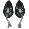 ESPEJO UNIVERSAL PARA MOTO MANO ARAÑA PLATA