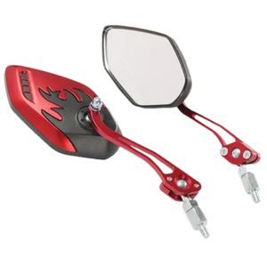 ESPEJO UNIVERSAL PARA MOTO FLAMAS RED