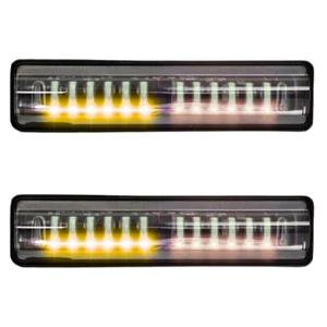 FARO C/ 10 HIPER LEDS LUPA Y FUNCION DE ESTROBO BLANCO-AMBAR