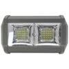 FARO DE 18 LEDS DE 3 WATTS C/U CON ESTROBO. 54W, 12-80V. CARCASA DE ALUMIO, LUZ BLANCA