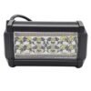 FARO DE 28 LEDS DE 3 WATTS C/U CON ESTROBO,84W,12-80V, CARCASA DE ALUMINIO, COLOR AMBAR EN MEDIO BLA