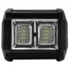 Faro de 12 leds con 3w c/u y funcion de estrobo, color blaco y ambar, 2 secciones