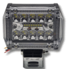 FARO DE 60W, CON ALTA, BAJA Y ESTROBO, 19 LEDS, 12V, ALUMIO CON OJO DE ANGEL AMARILLO