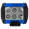 FARO CON 6 HIPER LEDS LUZ BLANCA DE 3W CADA UNO CON CARCASA DE COLOR-AZUL