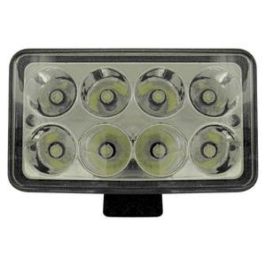 FARO CON 8 LEDS SIN LUPA BLANCO (PAR).