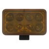 FARO CON 8 LEDS Y LUPA AMBAR