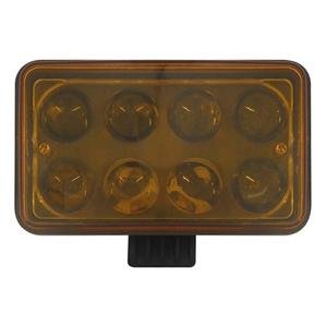 FARO CON 8 LEDS Y LUPA AMBAR