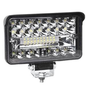 Faro rectangular de 36 leds con 3w c/u y funcion de estrobo, color blancO