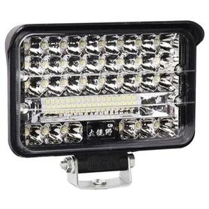 FARO RECTANGULAR C/ 48 HIPER LEDS C/ LUZ FIJA, ALTA Y BAJA BLANCO