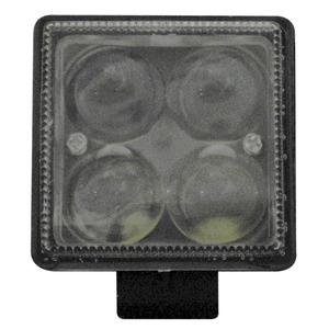 FARO CUADRADO CON 4 LEDS Y LUPA