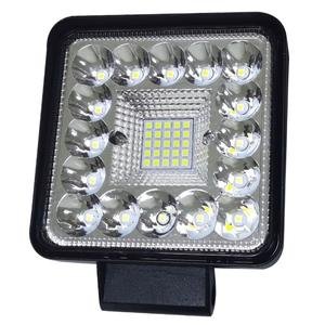 FARO CUADRADO CON 52 LEDS  BLANCO Y AMBAR