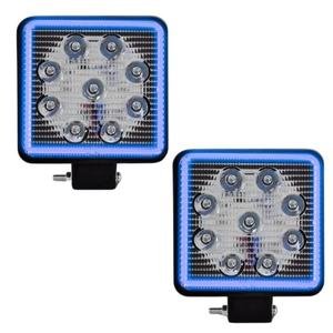 FARO CUADRADO CON 9 HIPER-LEDS DE 27W C/FUNCION