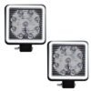 FARO CUADRADO CON 9 HIPER-LEDS DE 27W C FUNCION ARO DE LUZ BLANCA