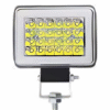 FARO C/24 LEDS LUZ BLANCA, ESTROBO Y OJO DE ANGEL TIPO GEL ROJO
