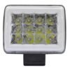 FARO C/12 LEDS LUZ BLANCA EN 3 HILERAS, ESTROBO Y OJO DE ANGEL TIPO GEL AZUL